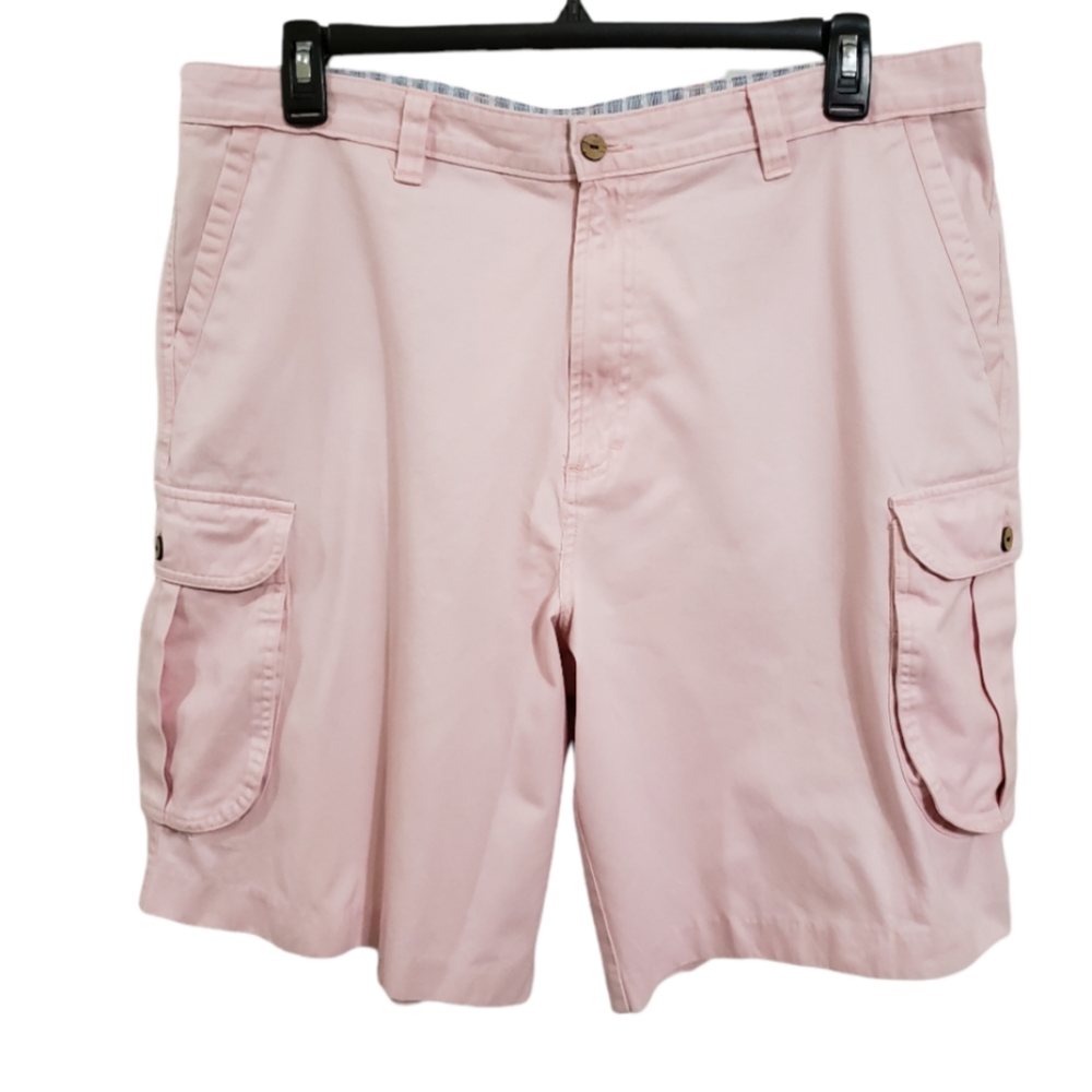 Paul Fredrick Pink Cargo Utility Shorts Men's Size 38